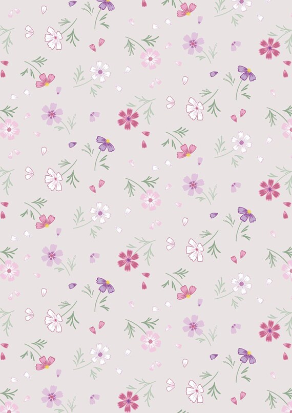 Pressed Flower Collection...Floral Affections...Mink...CC53.2...Cassandra Connolly...Lewis & Irene