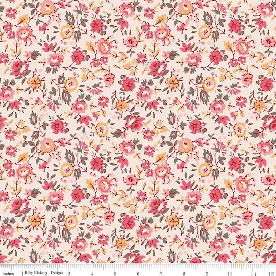 Piece & Plenty...C15871-CORAL...Lori Holt/Bee in My Bonnet...Riley Blake Designs