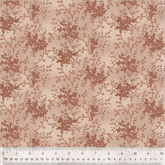 Garden Tale...Floral Vine Blush 51187A-13-1..Jeanne Horton...Windham Fabrics