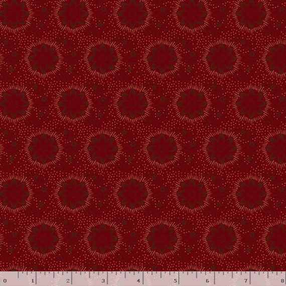 Redwood Cupboard R170425-RED by Pam Buda for Marcus Fabrics