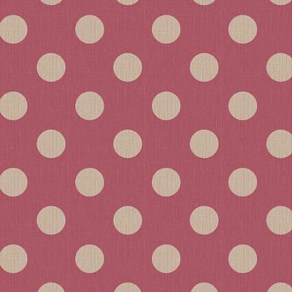 Tilda- Chambray Dots Burgundy...a Tilda Collection designed by Tone Finnanger