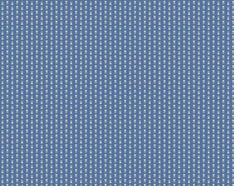 Tulip Cottage Tulip Stripes Blue C14265-BLUE designed by Melissa Mortenson for Riley Blake Designs