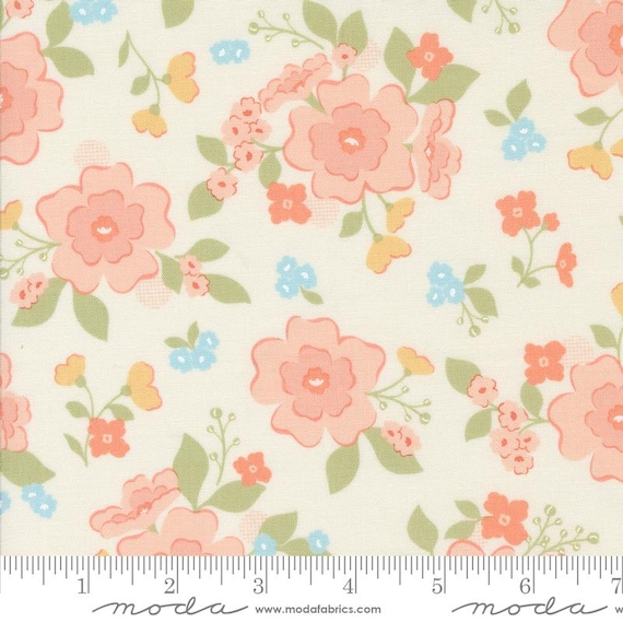 Dainty Meadow...Porcelain 31740 11...Heather Briggs of My Sew Quilty Life...Moda Fabrics