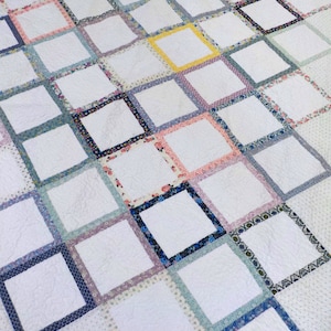 Trellis quilt kit...designed by Mickey Zimmer for Sweetwater Cotton Shoppe...featuring Liberty Quilting Cottons