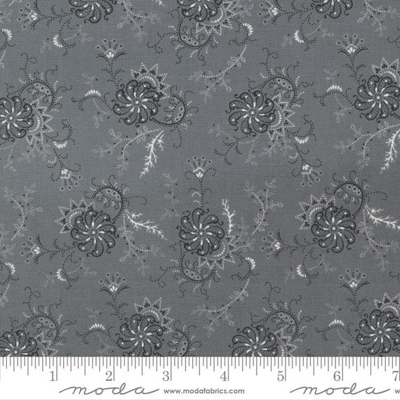Rustic Gatherings Graphite 49200 17 by Primitive Gatherings for Moda Fabrics