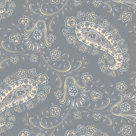 Daybreak...MAS10962-B...Blue...Paisley...Maywood Studio