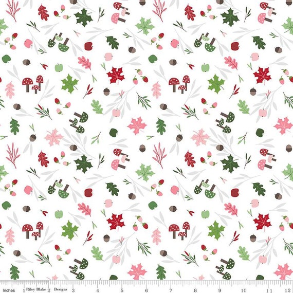 To Grandmother's House Foraging in the Forest Cloud C14371-CLOUD by Jennifer Long for Riley Blake Designs