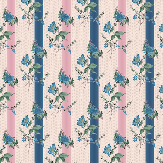 April & Audrey...DV7785...April Blue...Emma Newman of Gathering Thread...Devonstone Collection