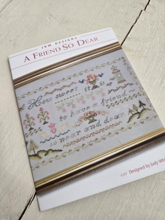 A Friend So Dear...Judy Whitman...JBW Designs...cross stitch chart