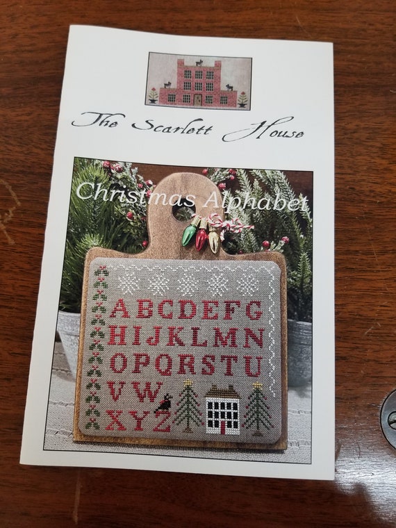 Christmas Alphabet by The Scarlett House...cross stitch pattern, Christmas project