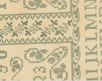 Threads That Bind Parchment Fern 28001 22 by Blackbird Designs for Moda Fabrics