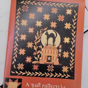Midnight Silhouette by Blackbird Designs...Alma Allen and Barb Adams...quilt pattern, applique pattern, halloween