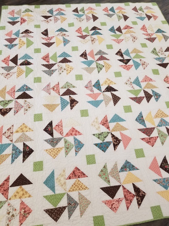 PDF Carrot Cake quilt pattern...designer Mickey Zimmer for Sweetwater Cotton Shoppe