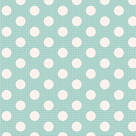 Tilda Medium Dots Teal...a Tilda Basic designed by Tone Finnanger