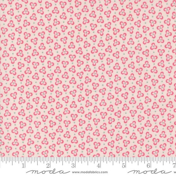 My Summer House Blush 3044 14 designed by Bunny Hill Designs for Moda Fabrics