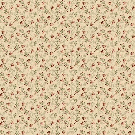 Pineberry Lane...R172002D-CREAM...Pam Buda...Marcus Fabrics