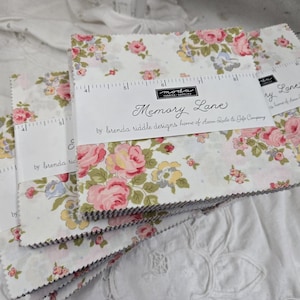 Memory Lane...Charm Pack...Brenda Riddle of Acorn Quilt Company...Moda Fabrics...42 squares