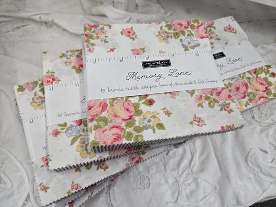 Memory Lane...Charm Pack...Brenda Riddle of Acorn Quilt Company...Moda Fabrics...42 squares