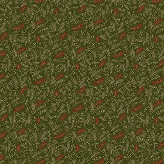 Pineberry Lane...R172003D-GREEN...Pam Buda...Marcus Fabrics