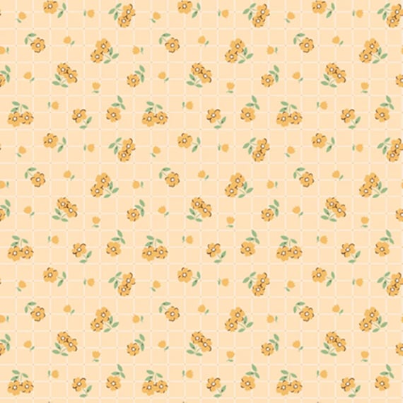 Farmhouse Fancy...tea towel yellow...Elea Lutz...Poppie Cotton