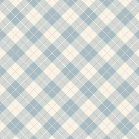 Just Rosy...R651146D-Sky...Smithsonian Collection...Marcus Fabrics