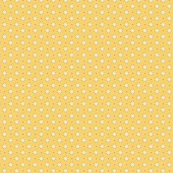 Finding Wonder Yellow Twinkle Tiny FW24219 by Sheri McCulley for Poppie Cotton