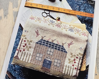 Caroline's Sampler Sewing Bag by Stacy Nash Primitives...cross stitch pattern