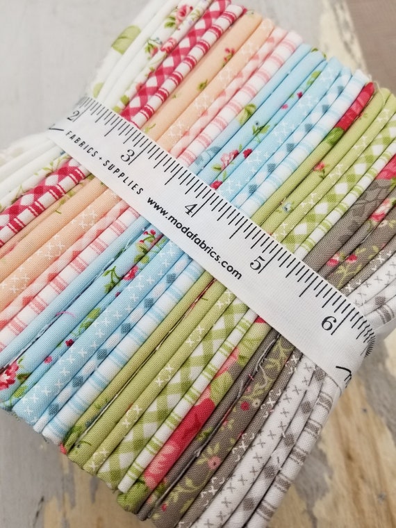 Ellie Fat Quarter Bundle by Brenda Riddle of Acorn Quilt Company for Moda Fabrics...29 fat quarters