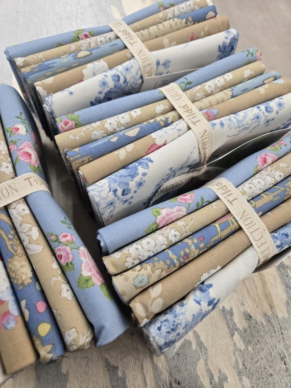 Sunday Brunch...Blue & Sand FQ bundle...a Tilda collection...Tone Finnanger