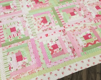 Cottage in the Woods Quilt Kit...featuring Tanya Whelan prints...exclusive project