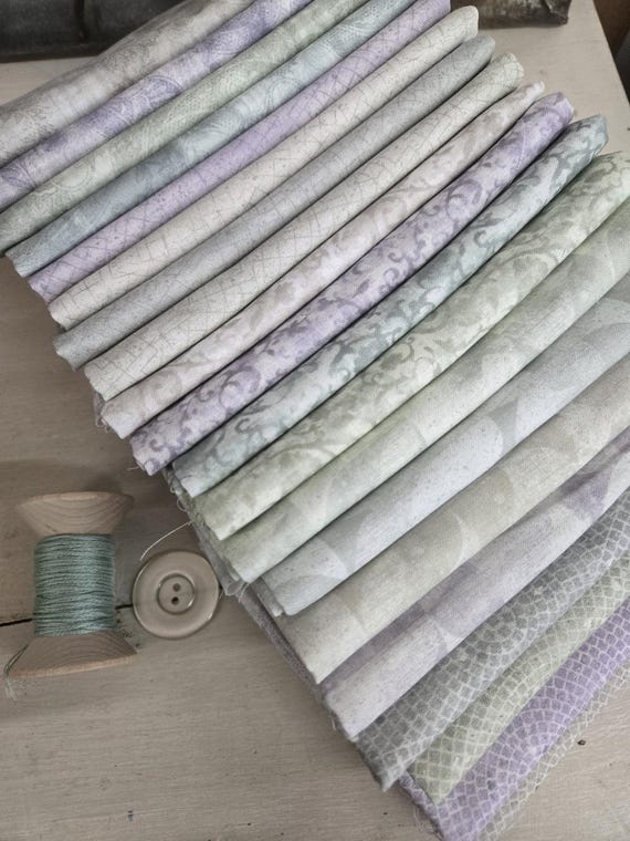 Hushed Hues...FQ bundle...Satin Moon Designs...Blank Quilting...20 prints