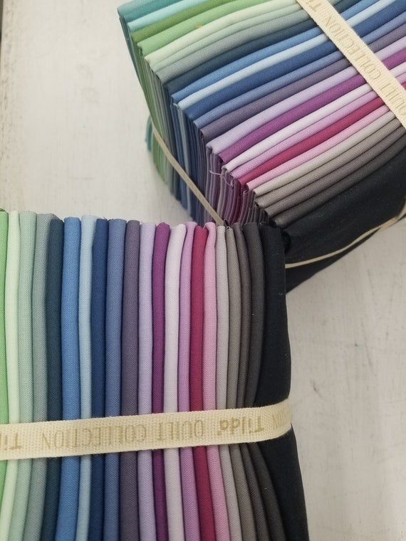 Tilda Solids...Cool Colors...a Tilda Basic designed by Tone Finnanger...25 fat quarter bundle