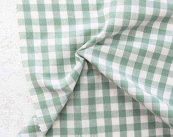 Camp Gingham...Scout Green 3/8 inch...Fableism