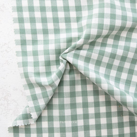 Camp Gingham...Scout Green 3/8 inch...Fableism