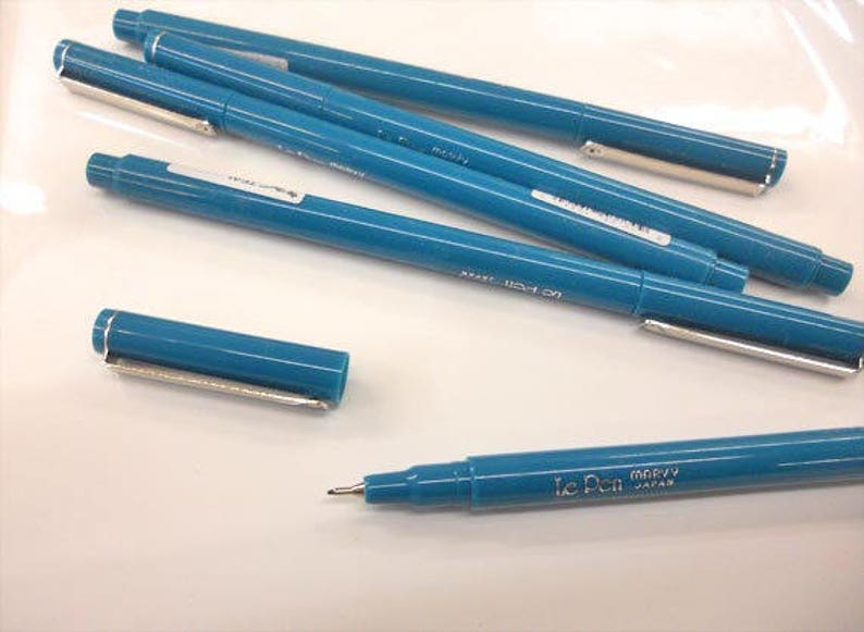 Le Pen...washable tracing pens...teal Etsy