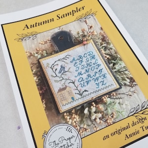 Autumn Sampler by Annie Turner of the Proper Stitcher...cross stitch pattern, Autumn cross stitch