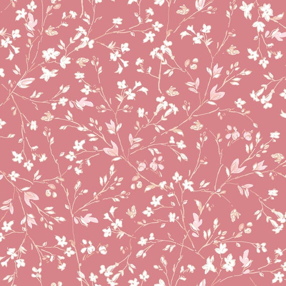 Terrace Blooms....MAS10823-P...Pink...Vines...Maywood Studio