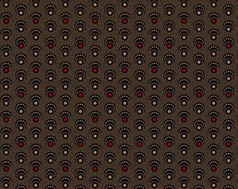 Piecemakers Sampler Black Half Rounds R170792-BLACK by Pam Buda for Marcus Fabrics