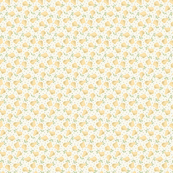 Abloom Butter Pears A-868-Y designed by Renee Nanneman for Andover
