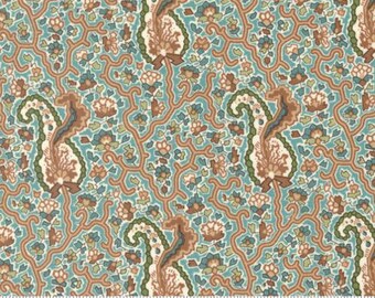 Dinah's Delight 1830-1850 Robins Egg 31671 13 designed by Betsy Chutchian for Moda Fabrics