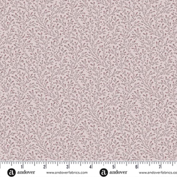 Wildflower Cottage...A-1596-P...Lavender...Heather...Renee Nanneman...Andover Fabrics