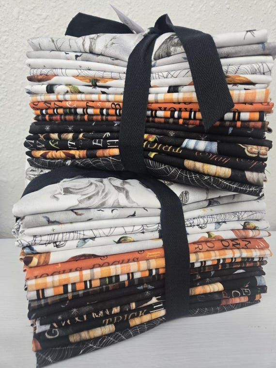 Happy Haunting...HALF Yard Bundle...Leslie Trimbach...Windham Fabrics...16 prints