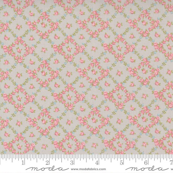 Cottage Linen Closet Pebble 18732 16 by Brenda Riddle of Acorn Quilt Company for Moda Fabrics