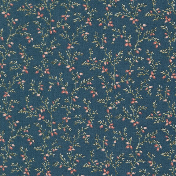 Sandalwood...Indigo 44386 14...3 Sisters...Moda Fabrics