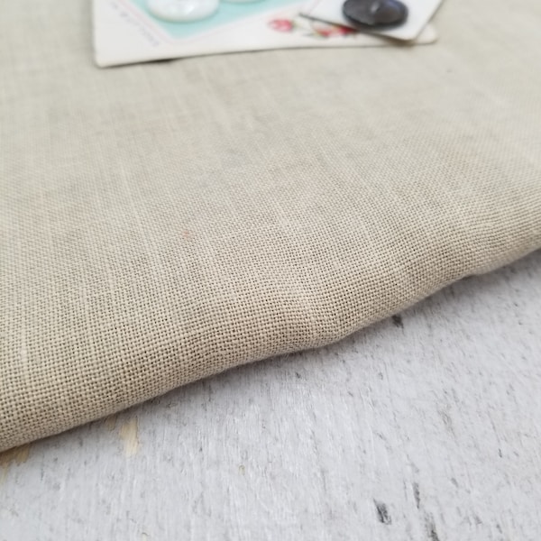 Weeks Dye Works, Beige, 40ct, Fat Quarter, 100% linen, cross stitch linen