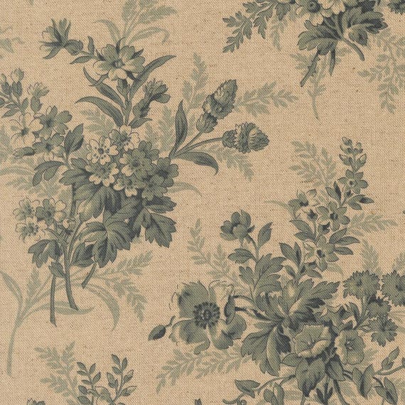Breathtaking Blues LINEN...44400 11L Porcelain...3 Sisters...Moda Fabrics