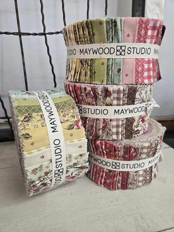 French Market...Strip Roll...designer Jera Brandvig/Quilting in the Rain...Maywood Studios...40 strips