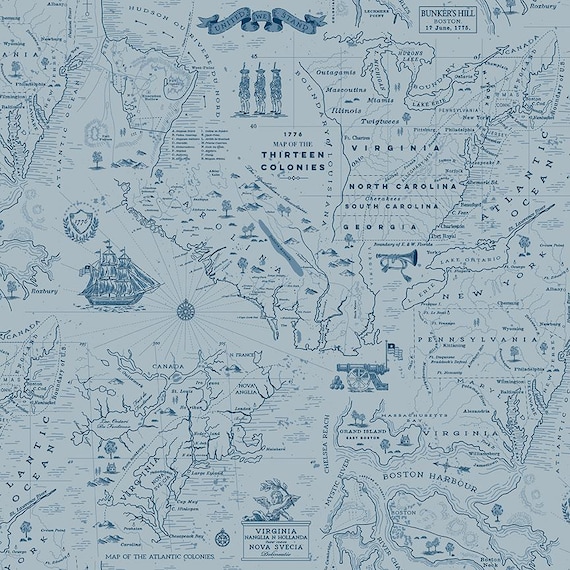 Independence...C17332-BLUE...Riley Blake Designs