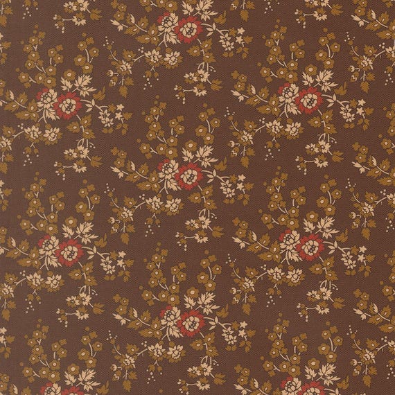 Miss Mollie 1850-1890...47561 14 Dark Chocolate...Betsy Chutchian...Moda Fabrics