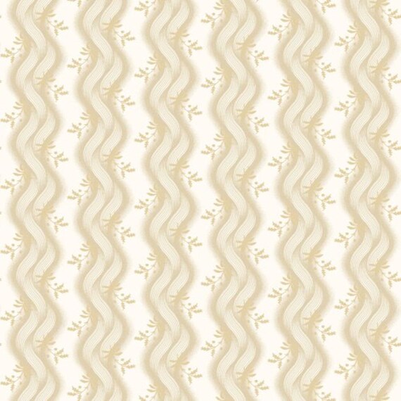American Beauty, Zig Zag Fern Cream MAS10255-E by Robyn Pandolph Saxty...designed for Maywood Studio